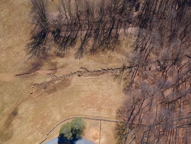 Drone Storm Damage Erosion Imaging